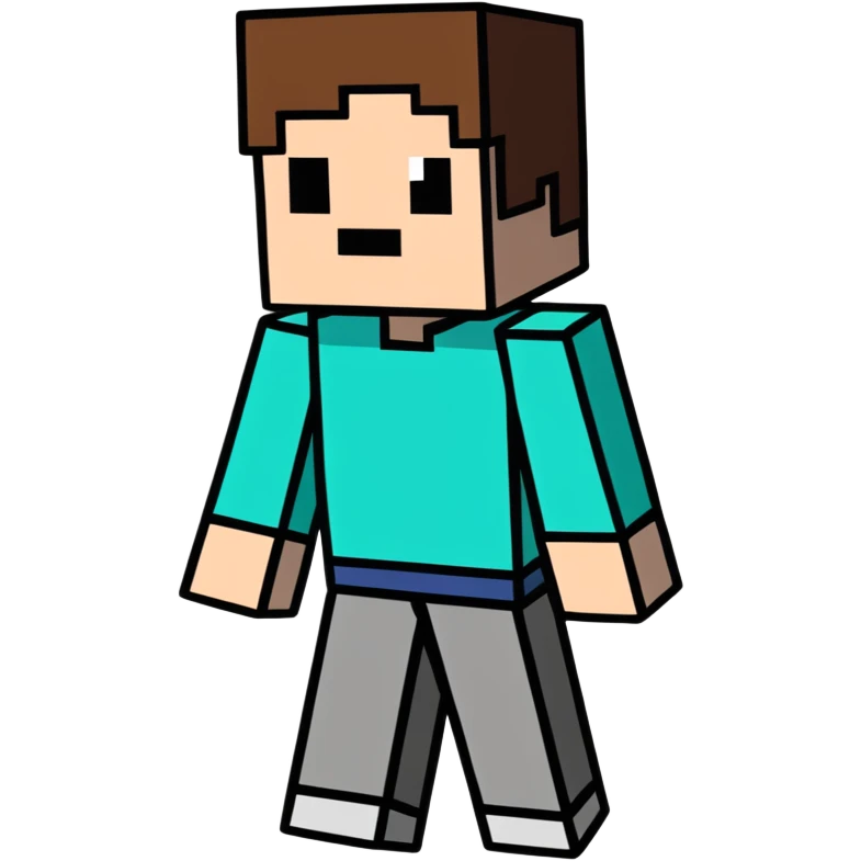 Minecraft character emoji