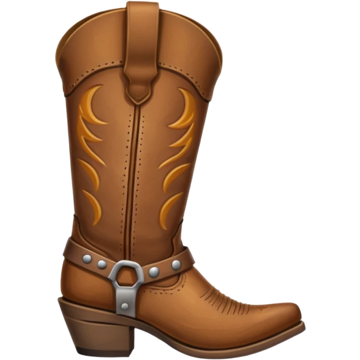 Cowboy boot emoji