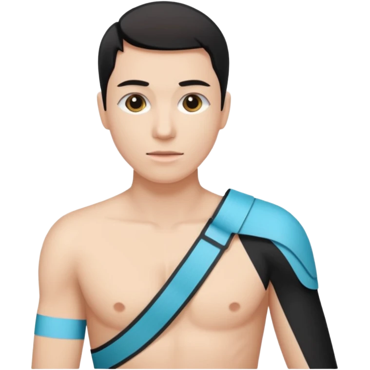 shoulder with kinesio tape (physiotherapy)  emoji