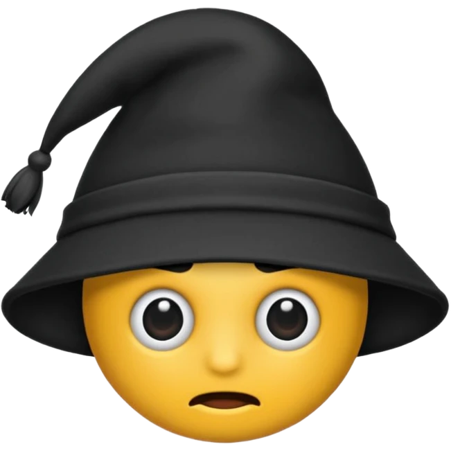 Gorro brujo emoji