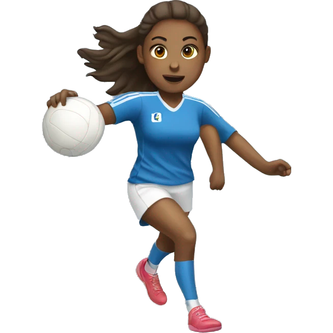 handball girl emoji
