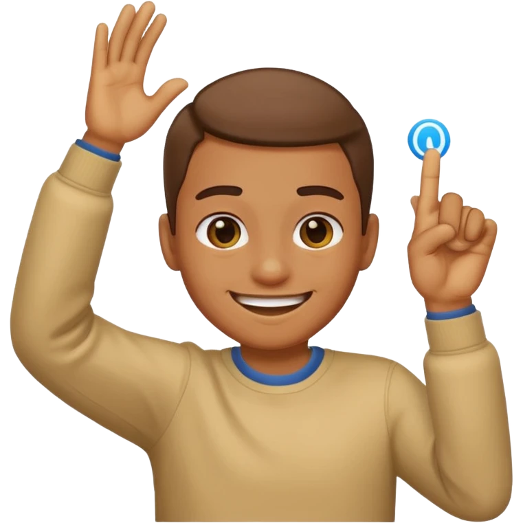 person dabbing emoji