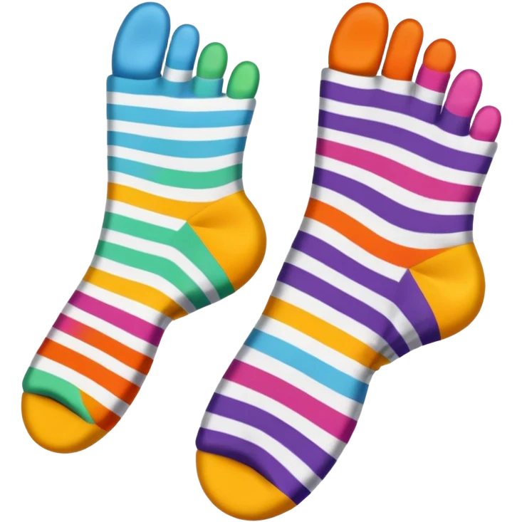 Toe socks emoji