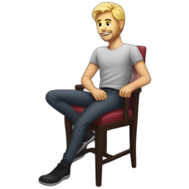 riker sit on chair emoji