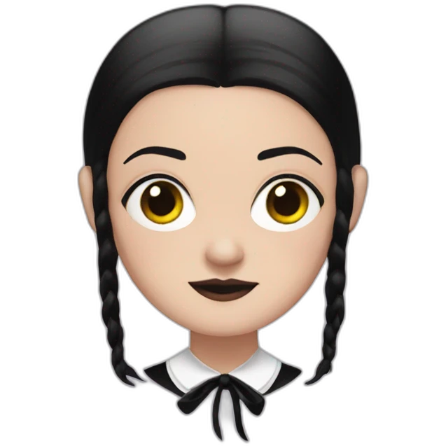 wednesday Addams emoji
