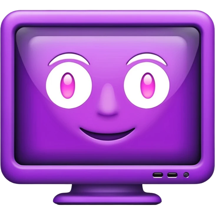 purple wide network monitor emoji