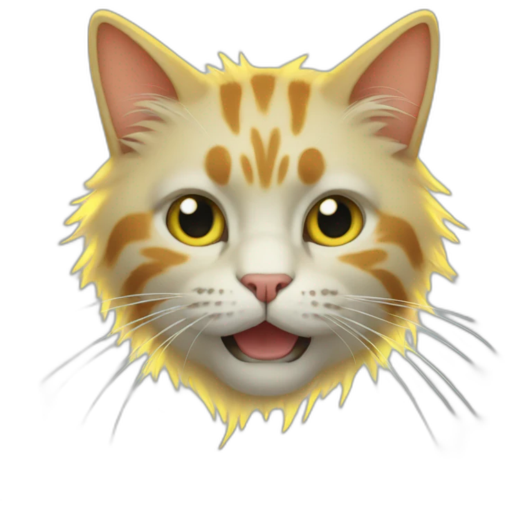 Electric cat emoji