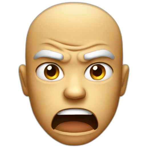 Angry emoji