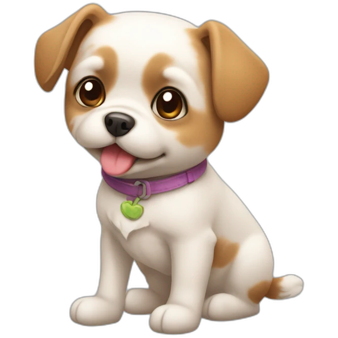 Petit chien mignon emoji