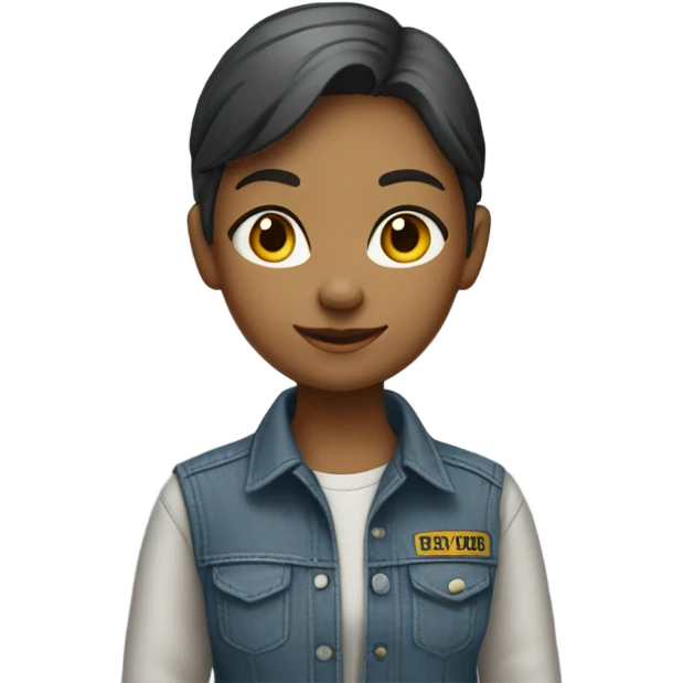 Trucker girl  emoji