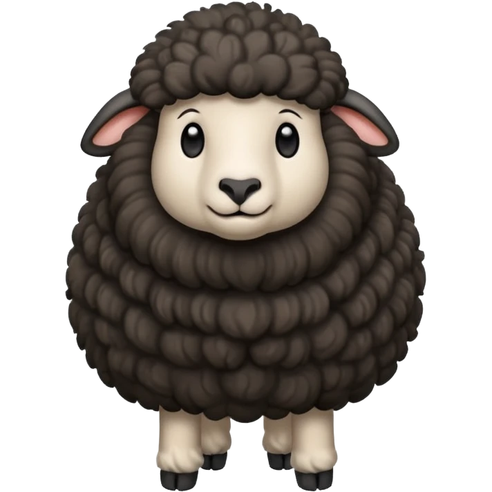 Black sheep emoji