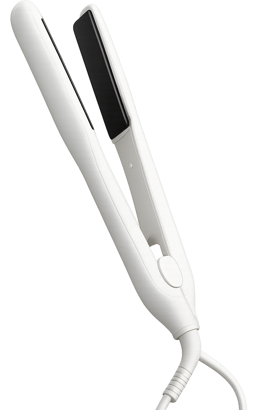 white luxury hair straightener emoji