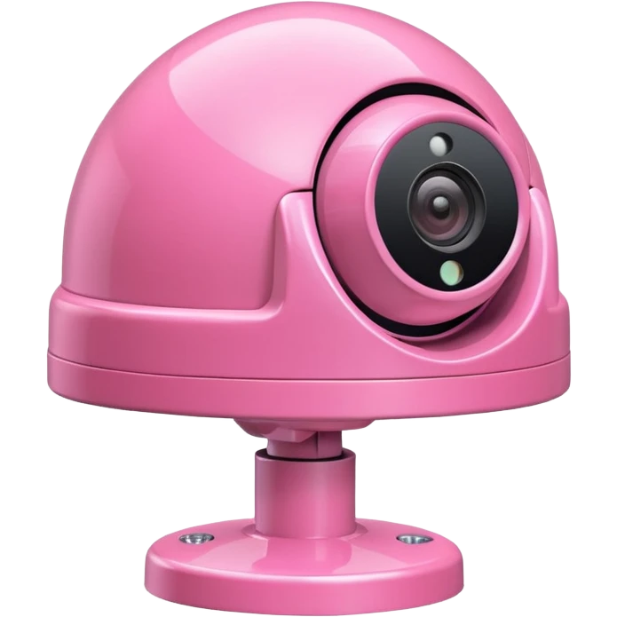 Security Camera pink  emoji