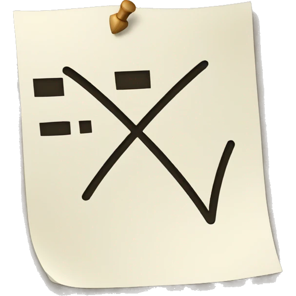 document with a check mark emoji