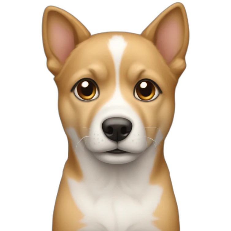 chien sur chat emoji
