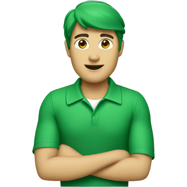 🚩 In green color emoji