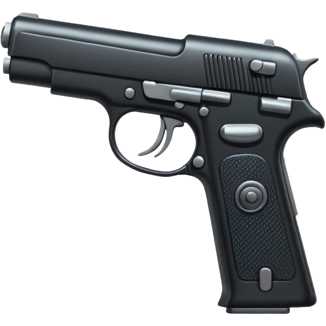 Pistola negro  emoji