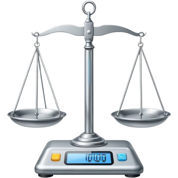 A balance scale emoji