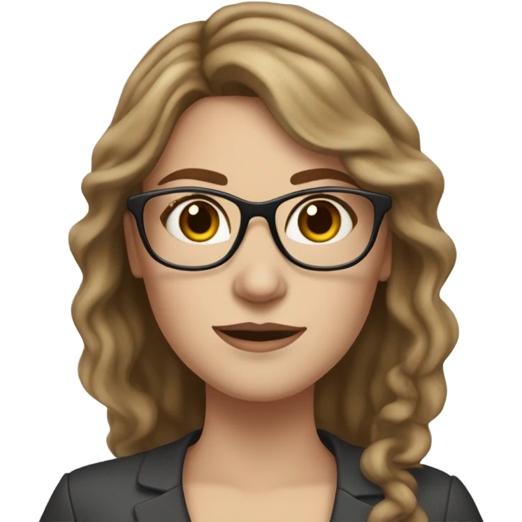 Therapist that’s looks like me. White female with long eyelashes and glasses, shoulder length wavy brown hair, and some freckles. A nose ring.   emoji