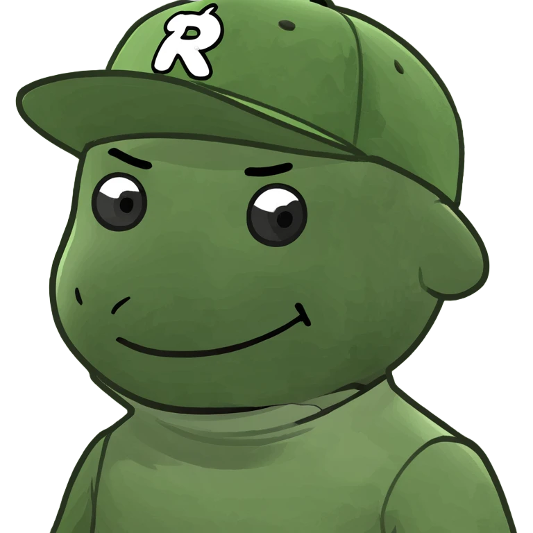 Roblox character, classic noob style emoji