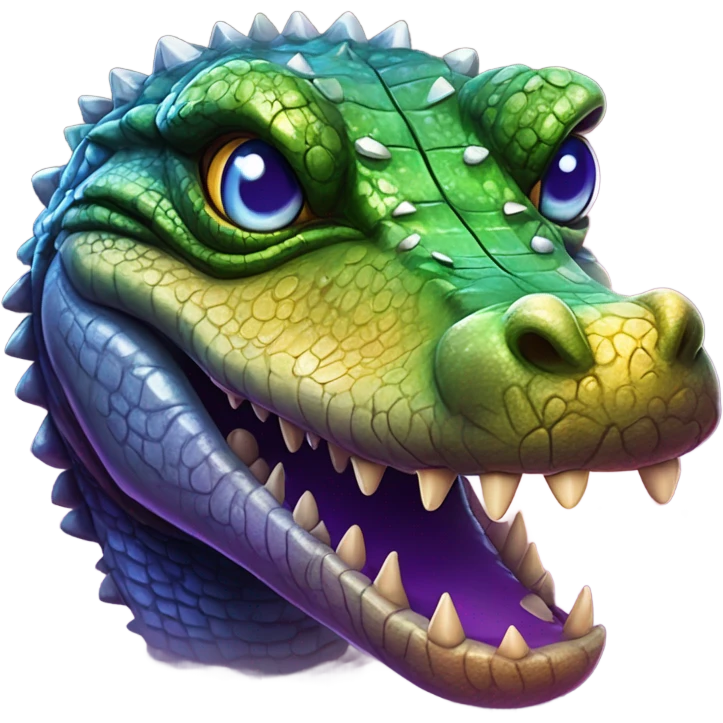 Magic crocodile emoji