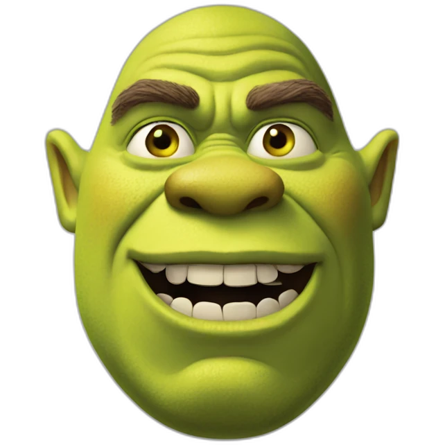shrek exite emoji