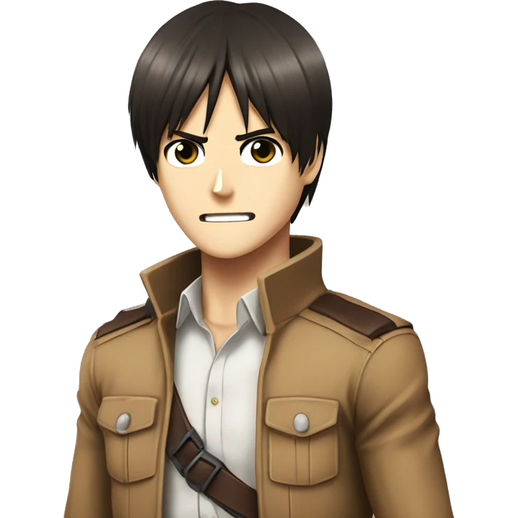 Eren Yeager from Attack on titan emoji