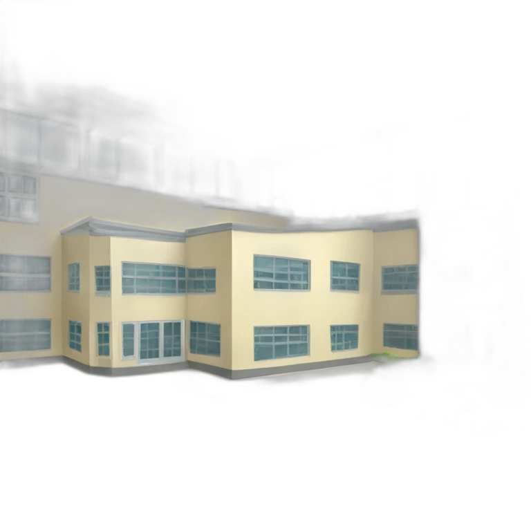 École a côté d'un hôpital emoji