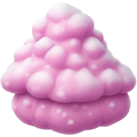 Pink snow emoji