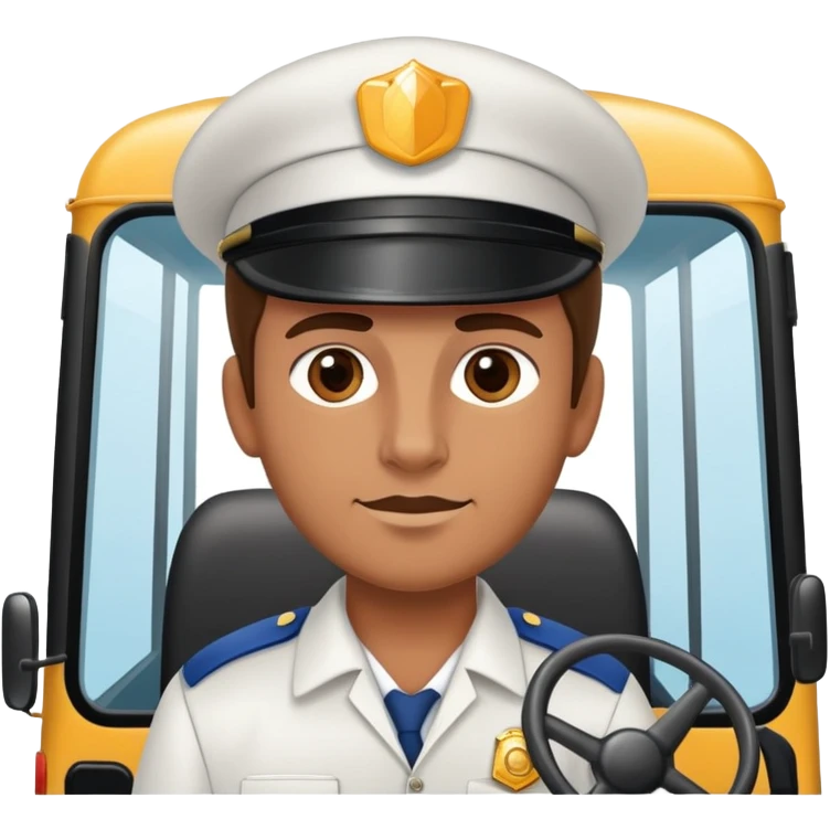 Bus driver emoji