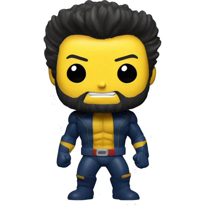 Funko pop wolverine from x-men emoji