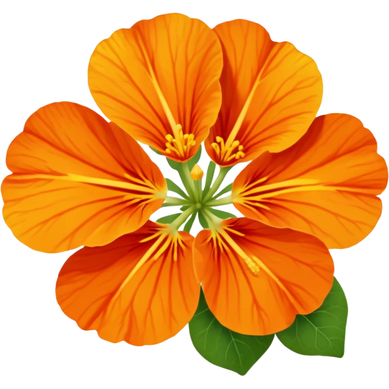 nasturtium flower emoji