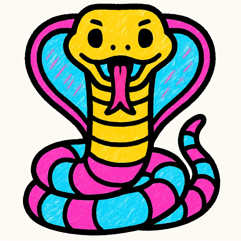 King cobra emoji
