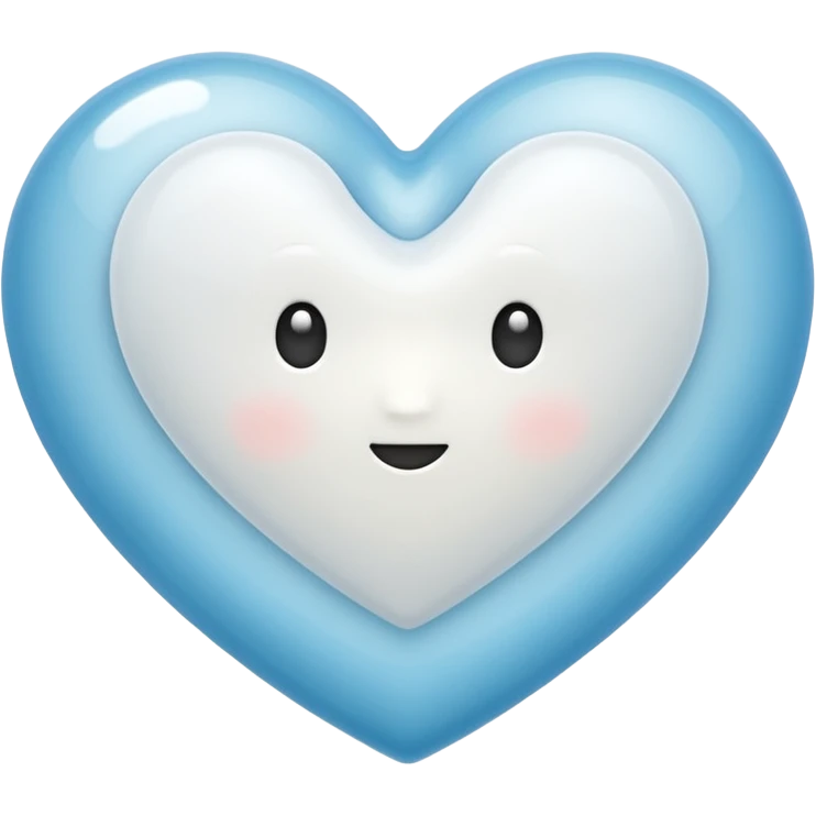 Small white heart emoji