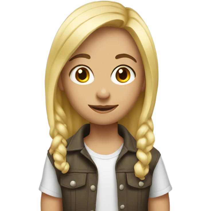 2 boys 1 girl blonde emoji