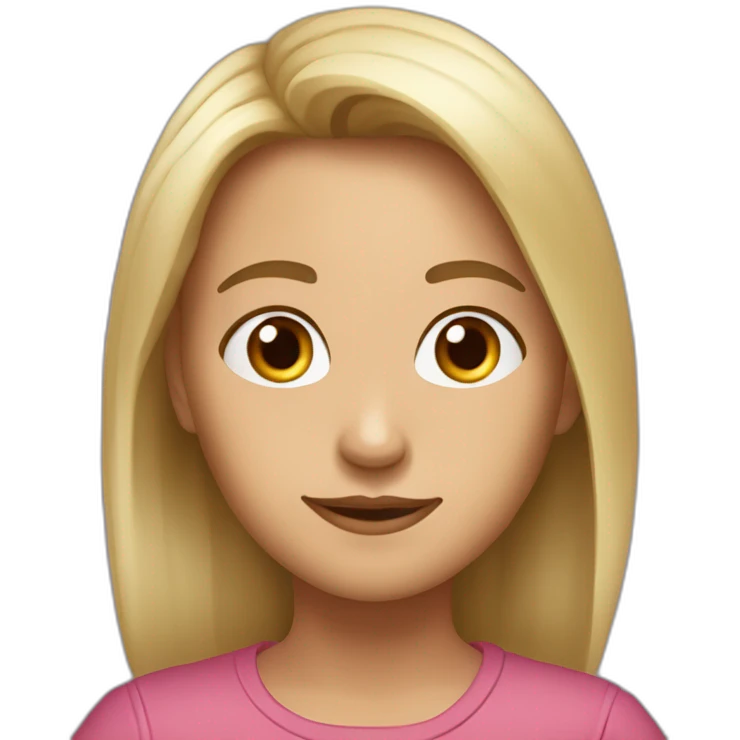 Девушка блондинка мама беременная красивая emoji