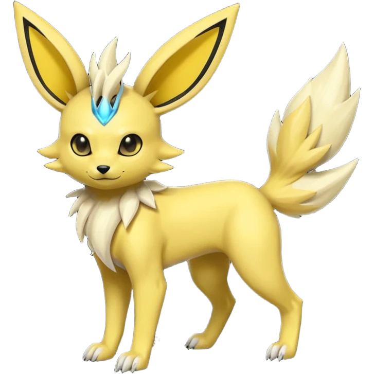 Umbreon-Zeraora-Jolteon-Fakémon-hybrid-creature (full body)  emoji