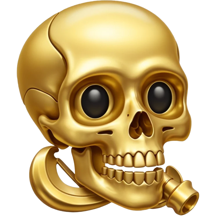 Golden bones emoji