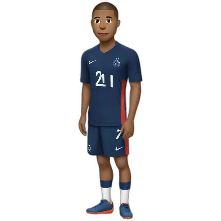 mbappe avec une Djellaba emoji