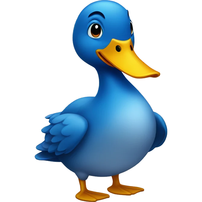 blue duck emoji