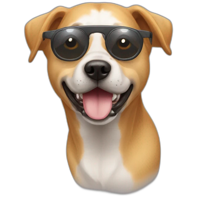 chien lunette de soleil emoji