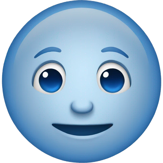 Blue circle  emoji
