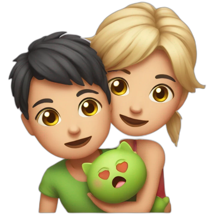 pudge-with-mom emoji