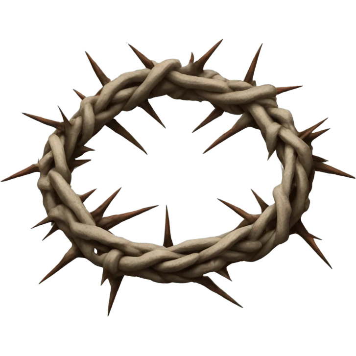 Crown of thorns emoji