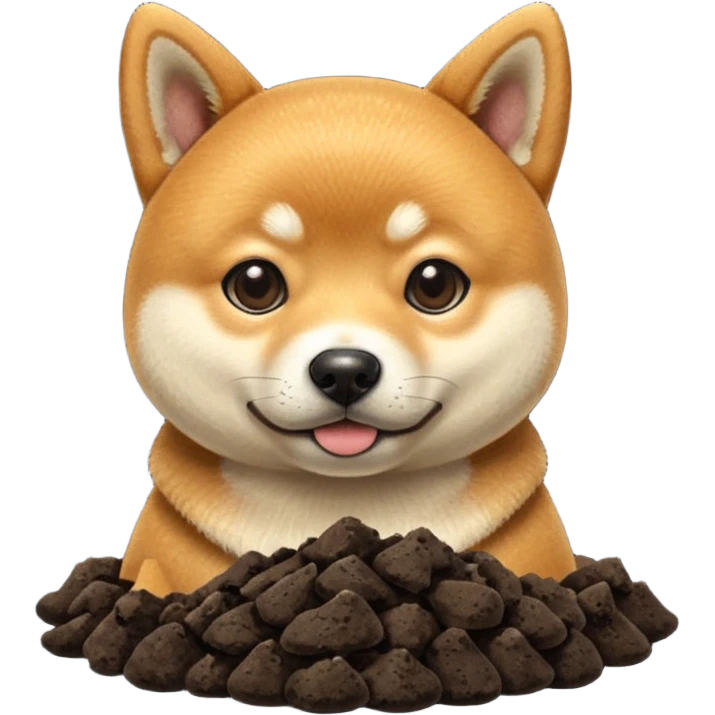 Shiba Jasper poo poo emoji