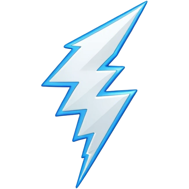 lightning emoji