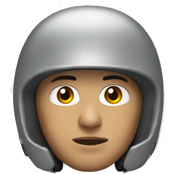 Eminem wearing minor helmet emoji