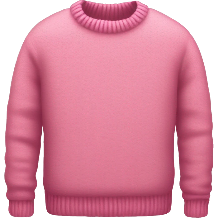 Pink sweater emoji