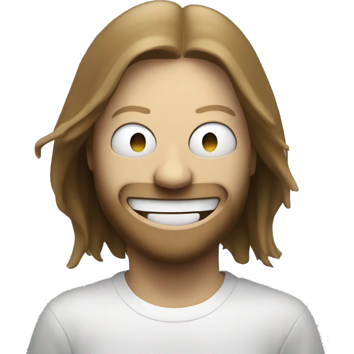 aphex twin with weird face emoji