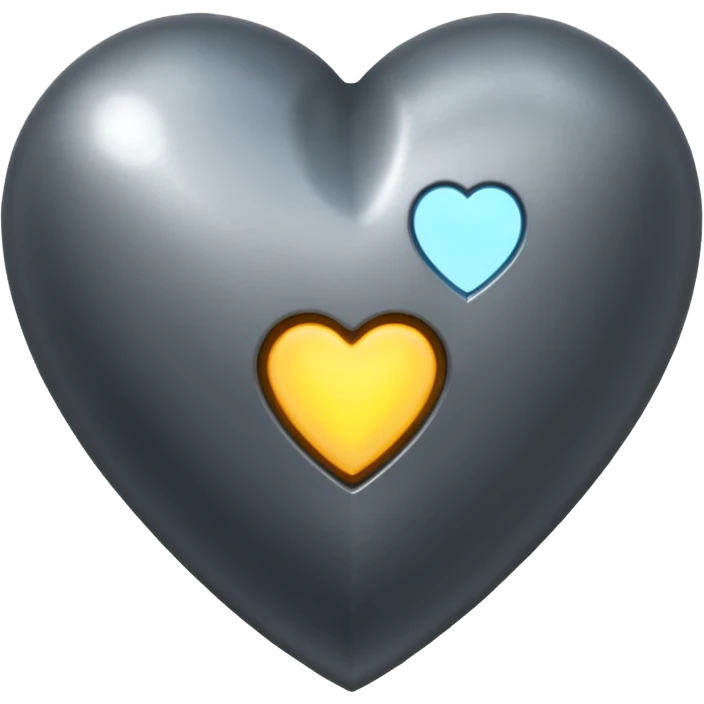 The iron heart emoji